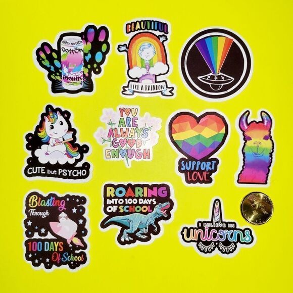 3/$20 Brand New 10x Waterproof Funny stickers #4 - Picture 1 of 1
